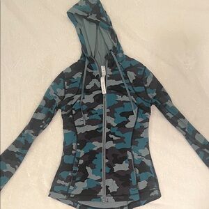 Lululemon Athletica Blue Camo Hoodie